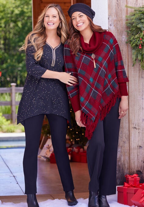 Fringe Poncho Duet, , alternate image number null