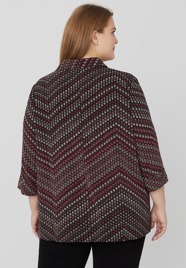 Paisley Print Buttonfront, , on-hover image number null