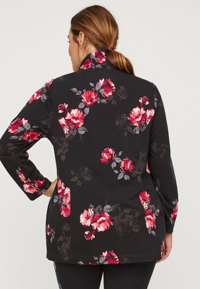 Active Floral Yoga Jacket, , on-hover image number 1