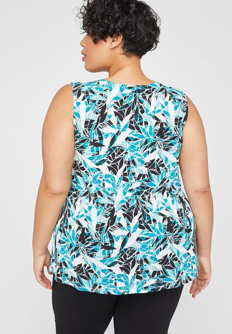 AnyWear Floral Falls Tank, , on-hover image number null