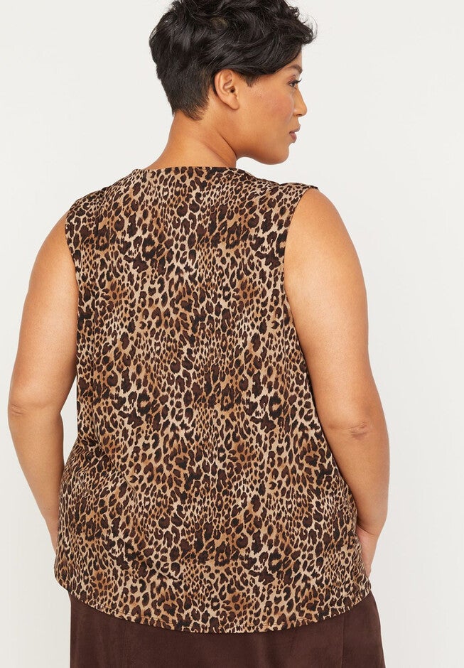 Black Label Pleated Tank, , on-hover image number null