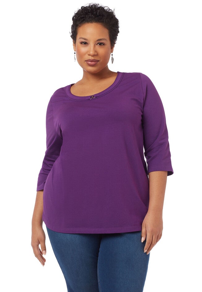 Suprema Accent Tee, FRESH ACAI, hi-res image number null