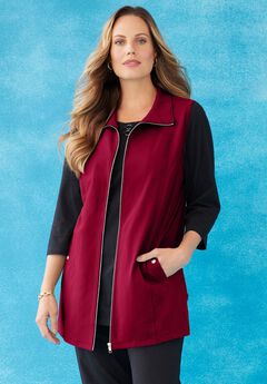Suprema® Studio Zip Front Vest