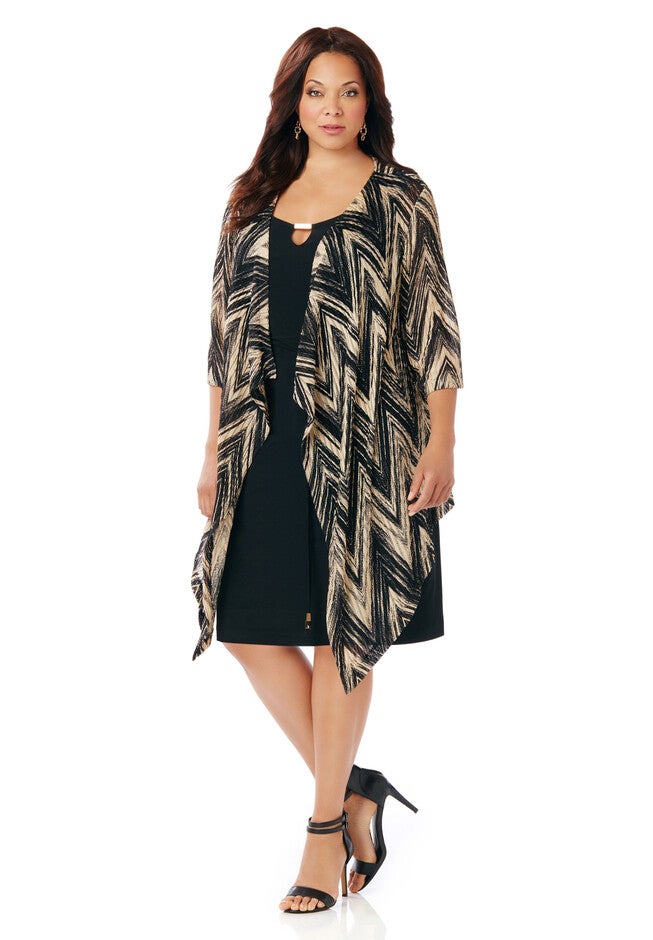 Boho Cascade Dress, DESERT KHAKI, hi-res image number null
