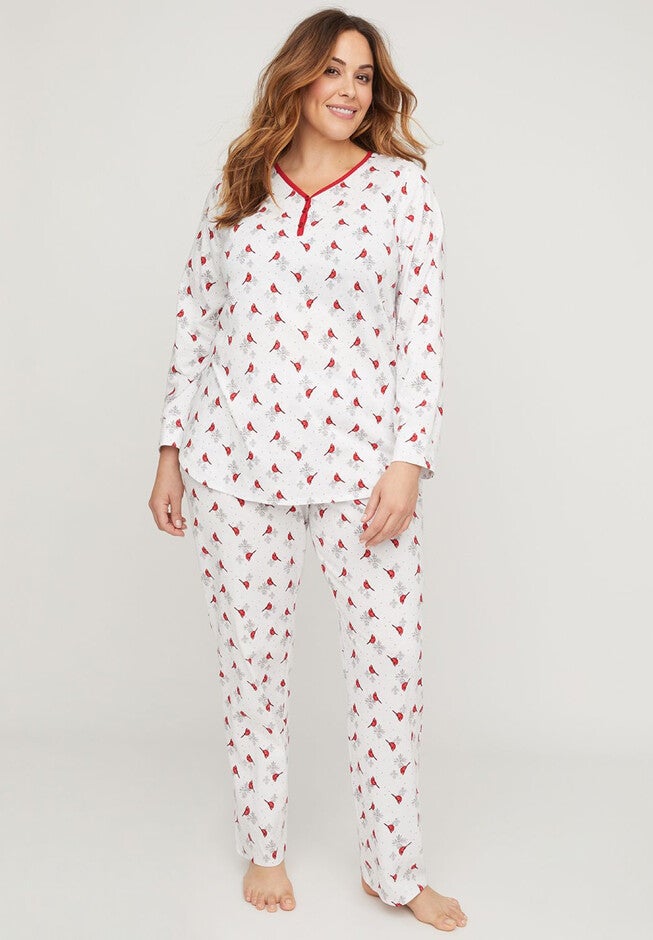 Winter Cardinals Sleep Set, CARDINALS PRINT, hi-res image number null