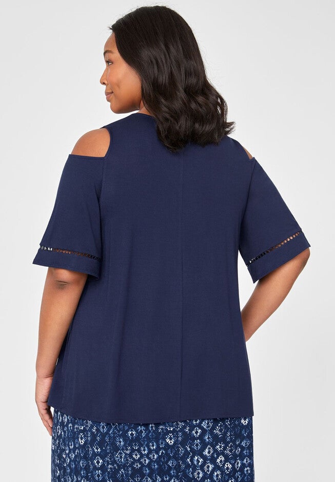 AnyWear Crochet Stitch Top, , on-hover image number null