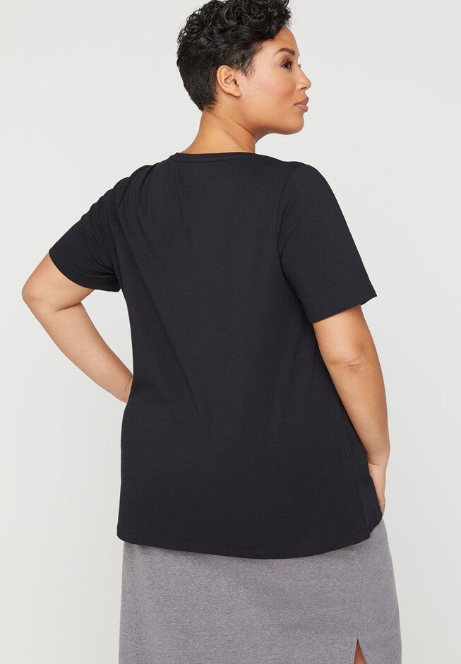 Notch-Neck Suprema Tunic Top, , on-hover image number null
