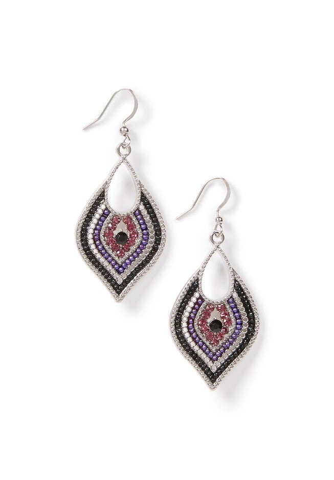 Fly Away Drop Earrings, VIOLET, hi-res image number null