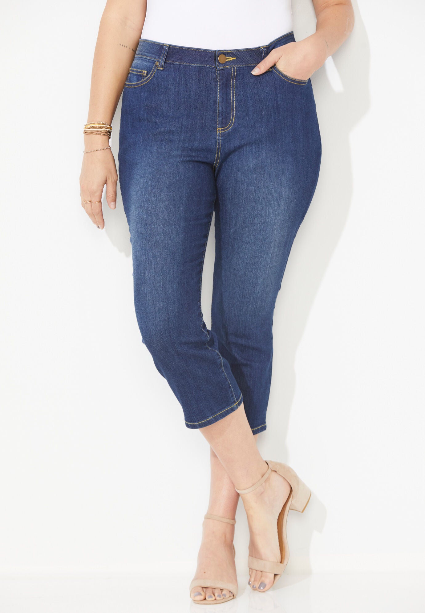 plus size petite capris