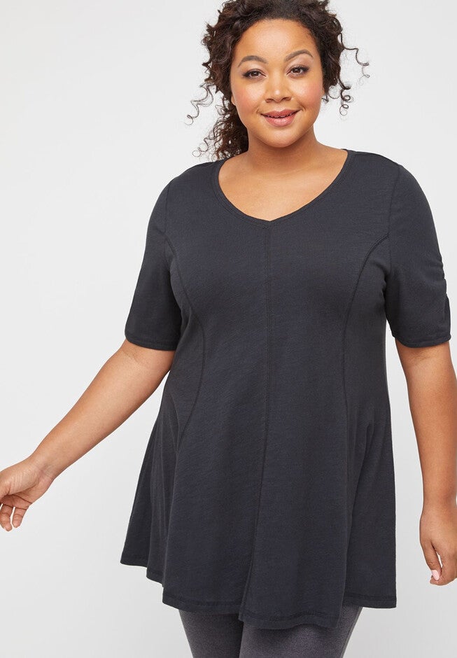 Saturday Swing Tunic, BLACK, hi-res image number null