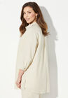 Classic Linen Buttonfront Shirt, , alternate image number null