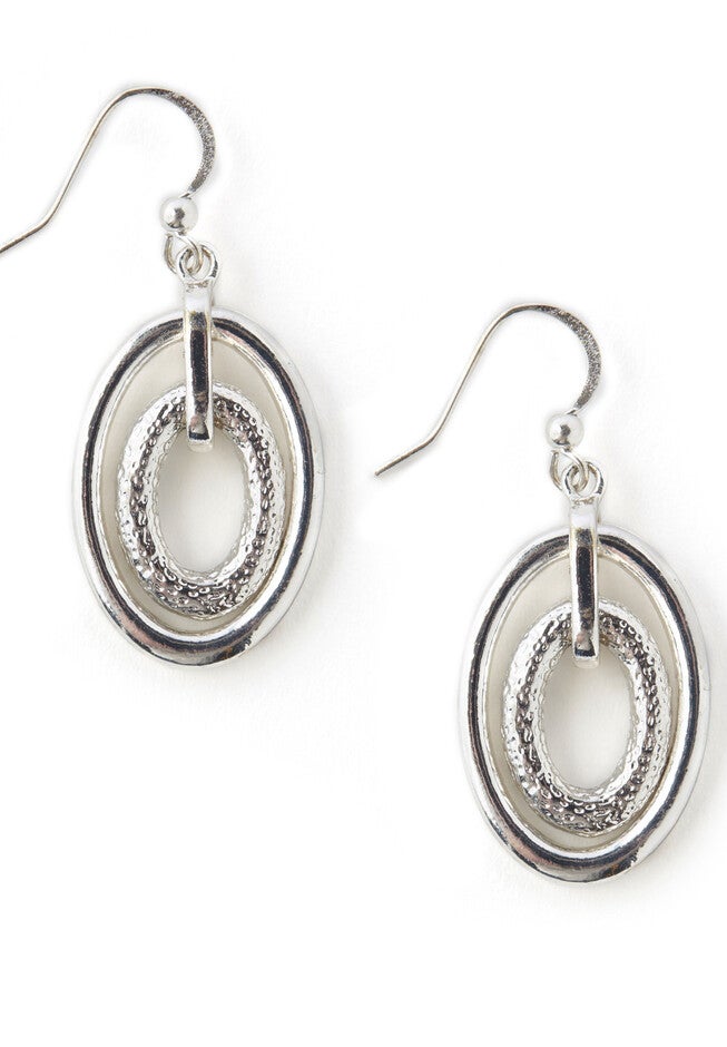 Twinkling Star Earrings, SILVER, hi-res image number null