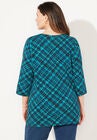 Suprema® 3/4 Sleeve V-Neck Tee, , on-hover image number null