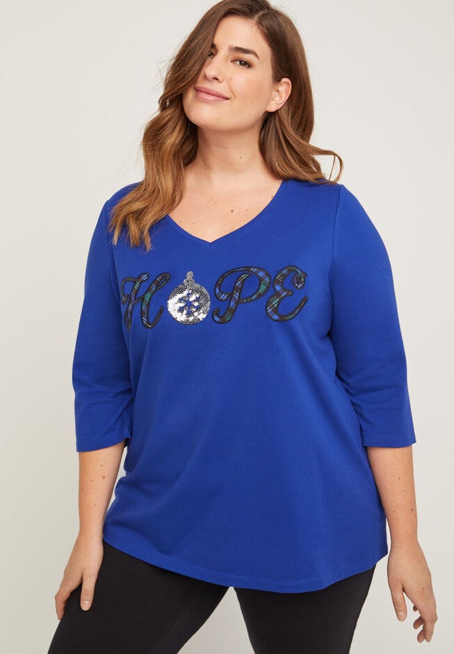Cobalt Hope Top, BLUE, hi-res image number null
