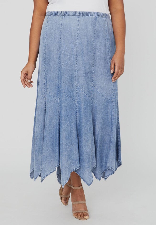 Boardwalk Tencel Gore Skirt, , hi-res image number 0
