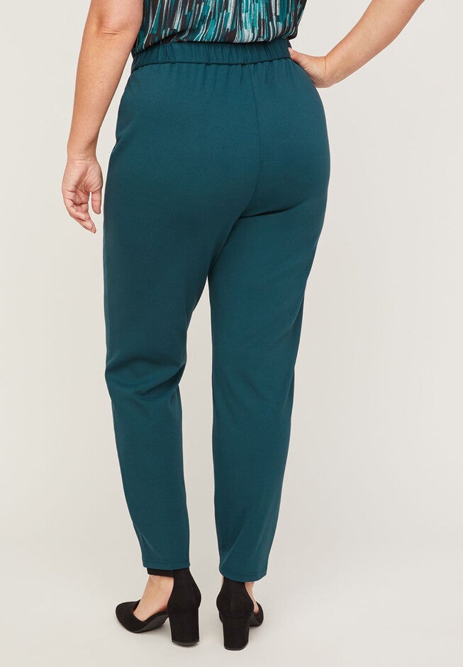 Black Label Pull-On Ponte Pant, , on-hover image number null