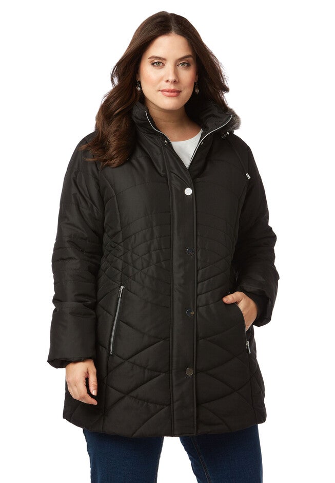 Puffer Coat, BLACK, hi-res image number 0