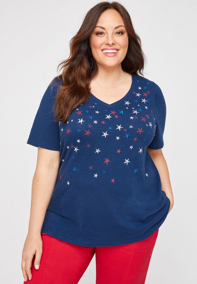 Midnight Stars Tee, MARINER NAVY, hi-res image number null