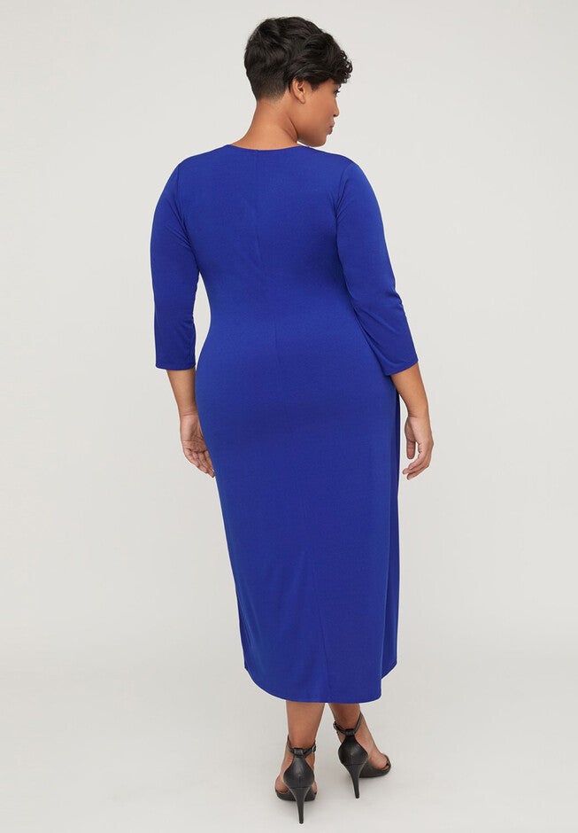 Curvy Collection Wrap Dress, , on-hover image number 1