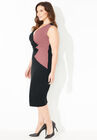 Curvy Collection Colorblock Dress, , alternate image number null