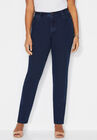 The Knit Jean with Zip Fly, BOURBON WASH, hi-res image number null