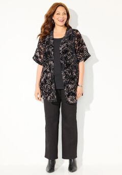 In-Vogue Velvet Kimono