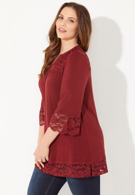 Modern Romance Duet Tunic, , alternate image number null