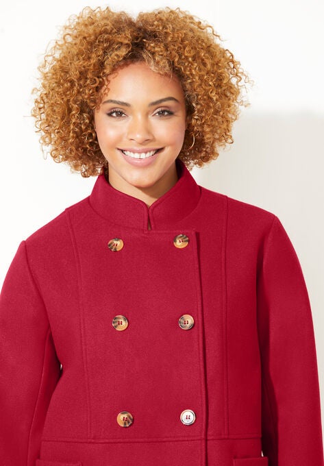 Liz&Me™ Military Peacoat, , alternate image number null