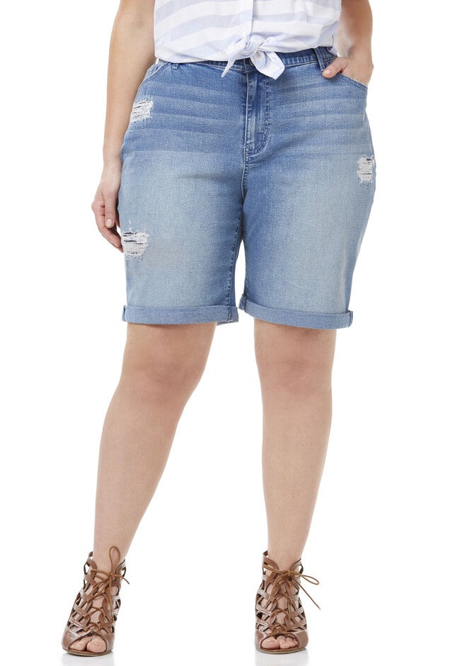Deconstructed Denim Short, CALIFORNIA BLUE, hi-res image number null