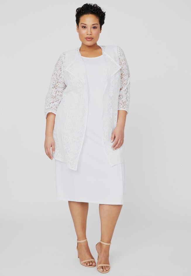 Charming Goddess Dress and Jacket, WHITE, hi-res image number null