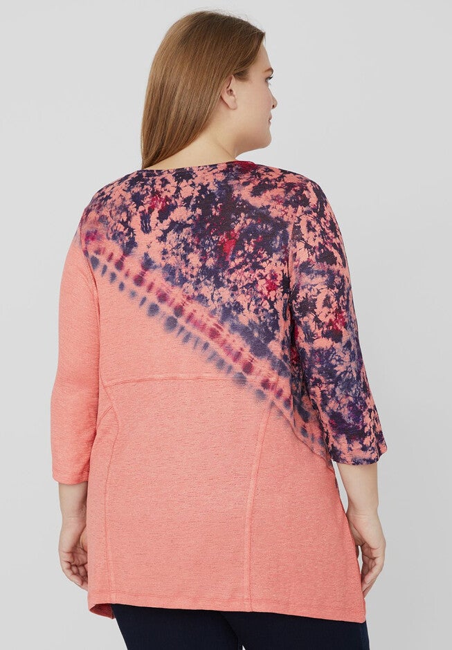 Lightweight Tie-Dye Top, , on-hover image number 1