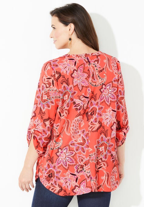 Breezeway Georgette Blouse, , on-hover image number null