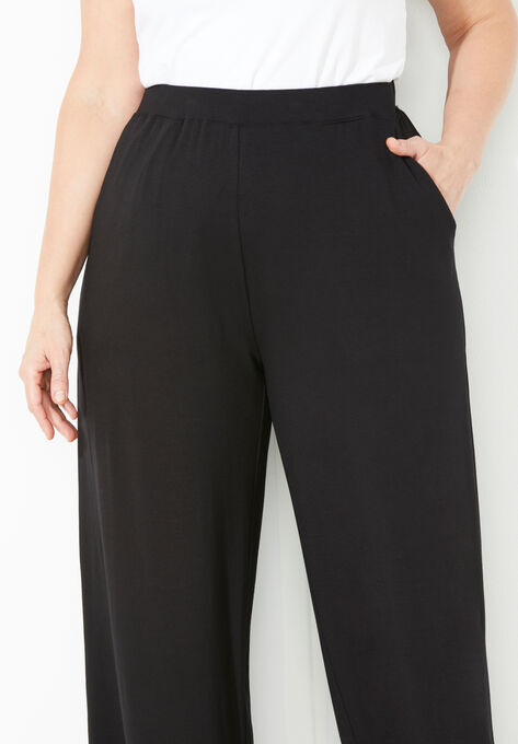 Curvy Collection Wide Leg Pant, , alternate image number null