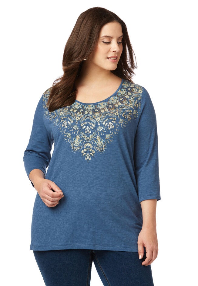 Chandelier Tee, NANTUCKET BLUE, hi-res image number 0