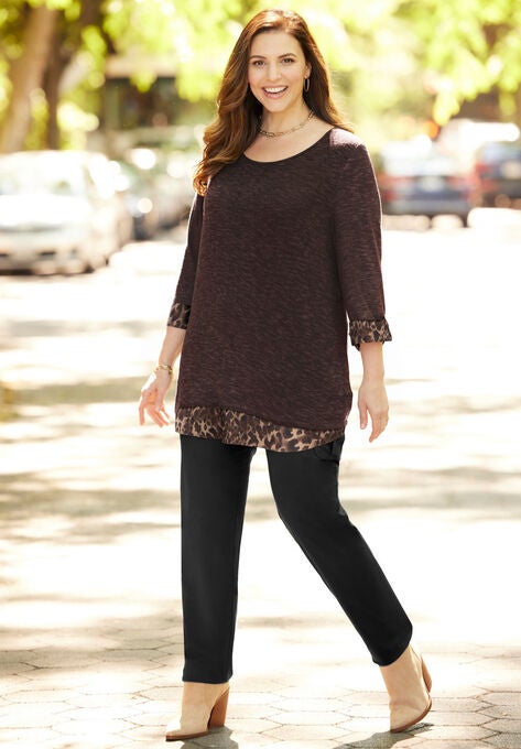 Impossibly Soft Duet Tunic, , alternate image number null