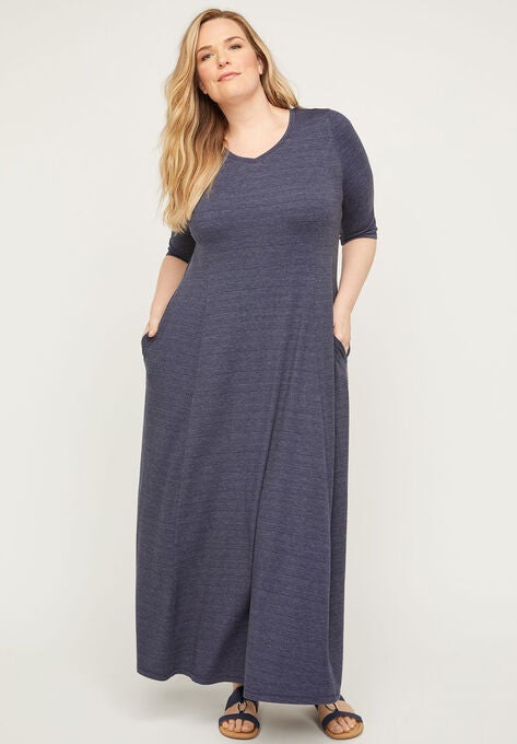 Dorchester Maxi Dress with Pockets, , hi-res image number null
