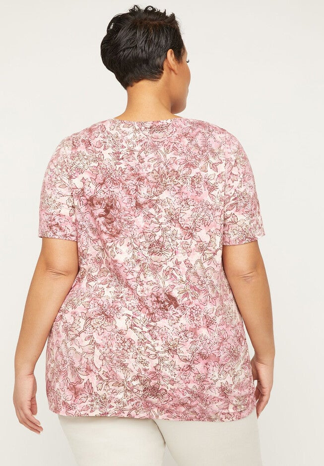 Floral Blush Tee, , on-hover image number null