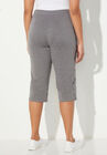 French Terry Stars Aligned Capri, , on-hover image number null