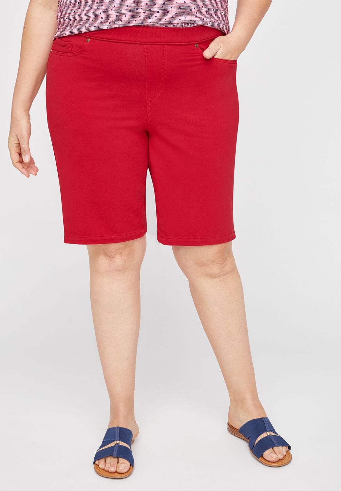 plus size shorts clearance