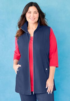 Suprema® Studio Zip Front Vest