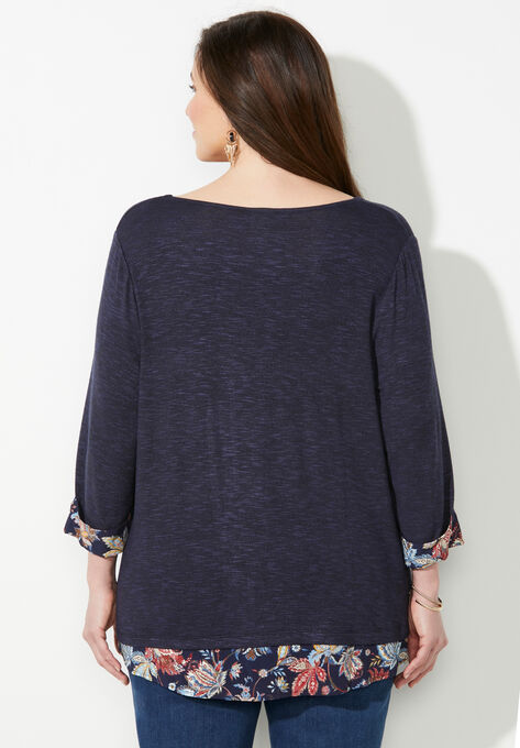 Impossibly Soft Duet Tunic, , on-hover image number null