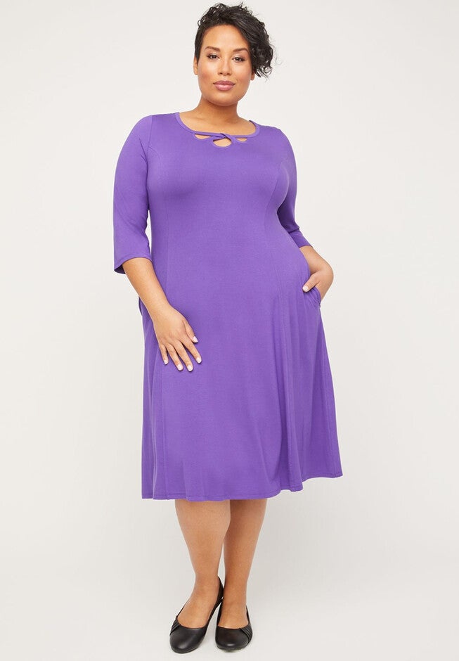 Edgehill A-Line Dress (With Pockets), VIOLET, hi-res image number null