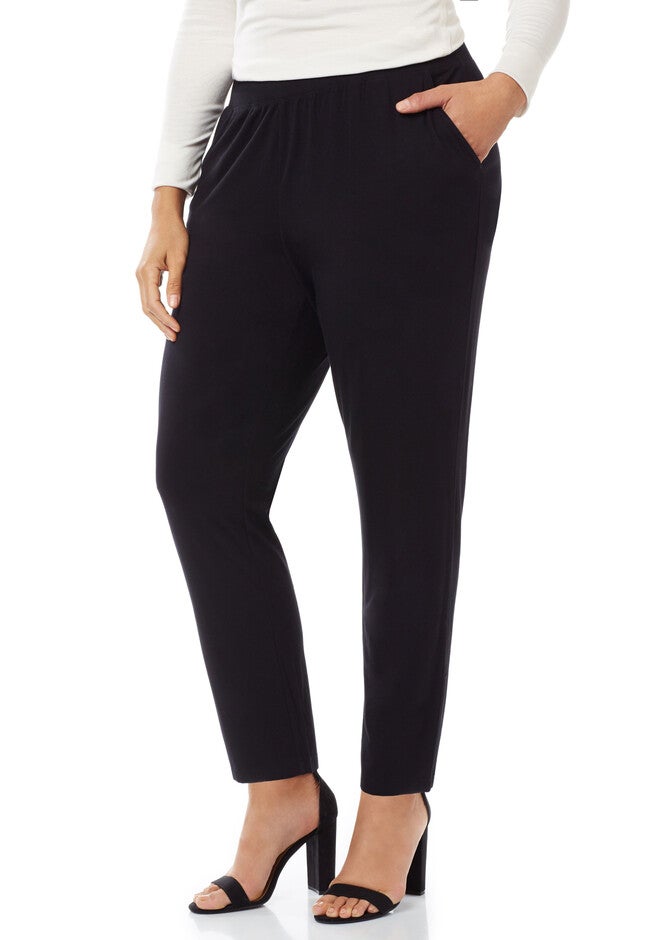 AnyWear Slim Leg Pant, BLACK, hi-res image number null