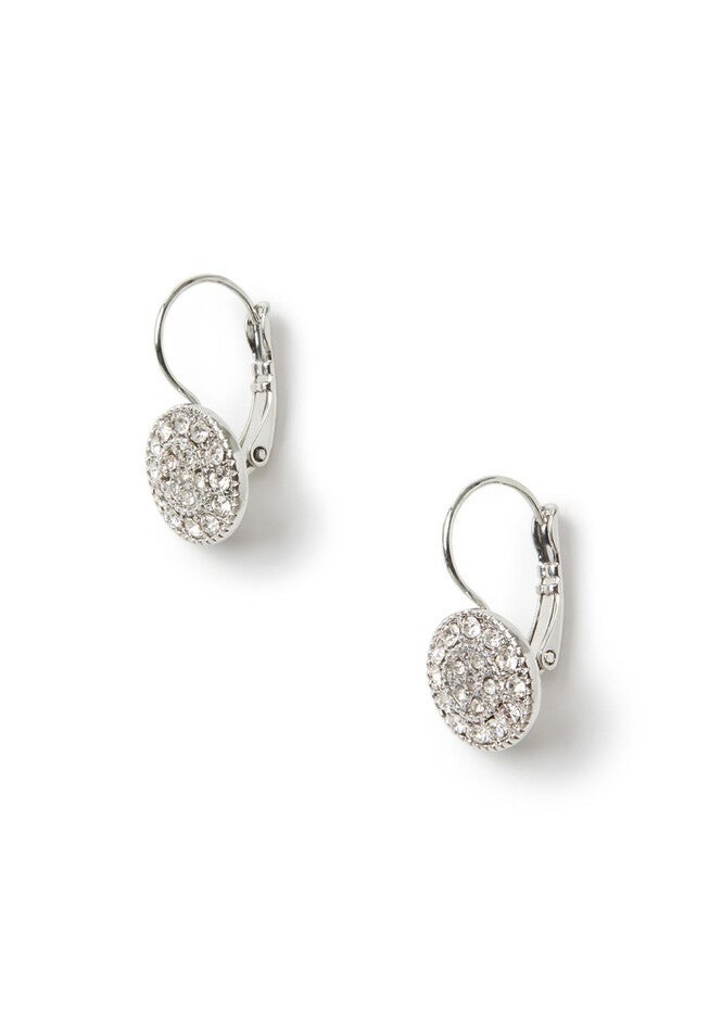 Radiant Drop Earrings, SILVER, hi-res image number 0