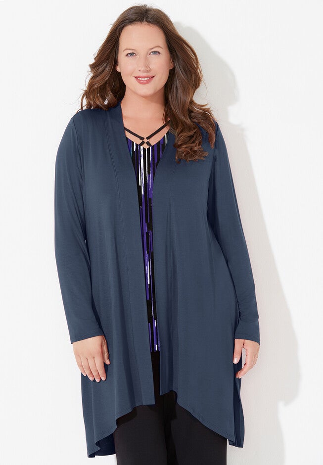 AnyWear Long Jacket, NAVY, hi-res image number null