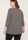 Sequin Heart Stripes Tee, , on-hover image number null