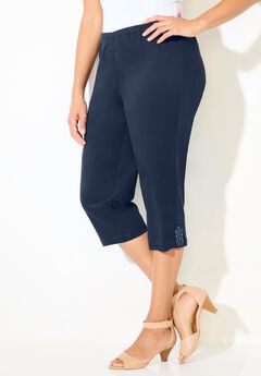 Everyday Capri with Sparkle Hem