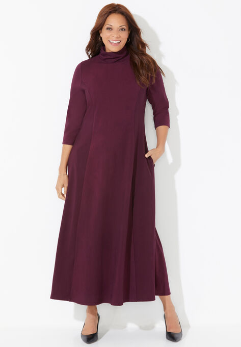 AnyWear Maxi Dress, MIDNIGHT BERRY, hi-res image number null