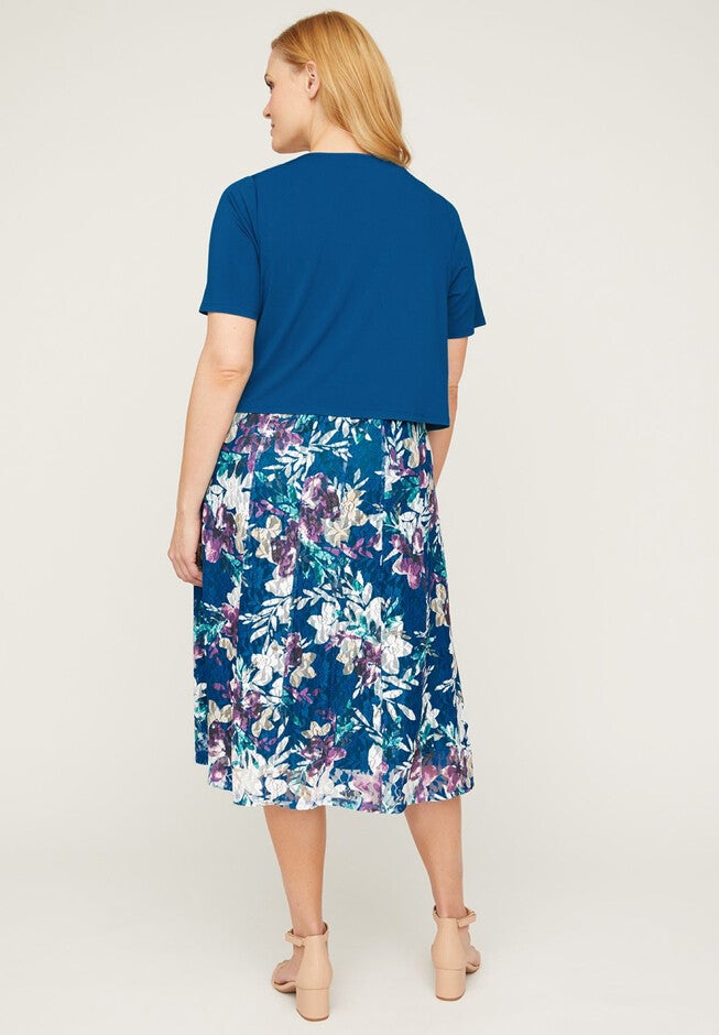 Floral Lace Jacket Dress, , on-hover image number null