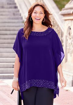 Embellished Poncho